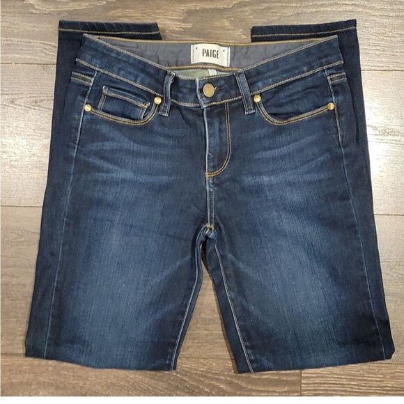 ❤️ PAIGE SKYLINE SKINNY ANKLE JEANS, 4 (27) - Picture 1 of 3